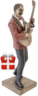 Gave til musikelsker. Eksklusiv Jazz Guitarist Figur med Attitude!