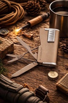 Elegant stormlighter gas med multiværktøj. Køb perfekt gave