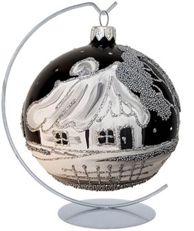 Stativ til julekugler. Metalstativ til kugler op til 20 cm diameter