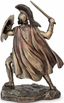 GRÆSK MYTOLOGISK FIGUR. Figur af Achilleus, helten fra trojanerkrigen