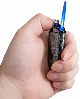 JET LIGHTER. En luksuriøs, vindsikker gaslighter med stilfuldt design