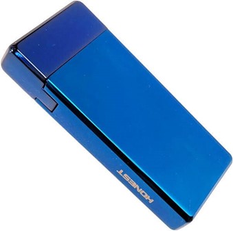Luksuriøs Metallisk Blå USB-Lighter: Genopladelig ARC Lighter