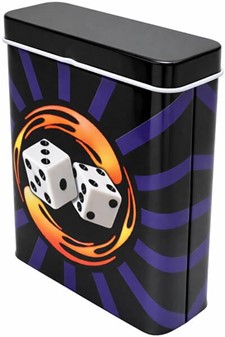 Cigaretetui Metal med Marilyn Monroe og Lucky Dice. To stk i Sæt