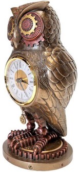 UGLE UR. Smuk bronze figur til stor gave idé til Steampunk entusiaster
