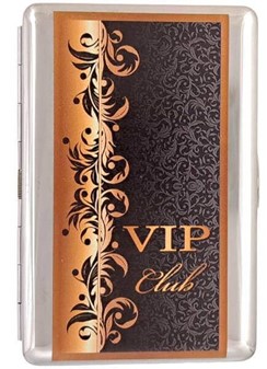 CIGARET ETUI METAL. Billige Cigaretetui til 20 stk Slim Cigaretter