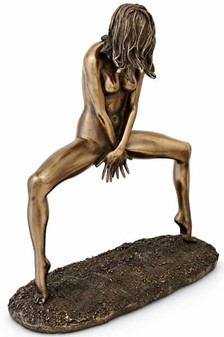Kvindekrop Figur i Bronze. Elegant Erotisk Skulptur til Moderne Hjem