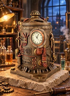Steampunk Ur Smykkeskrin – Hemmeligt rum til dine værdigenstande