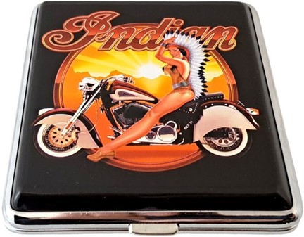 Cigaretetui til 20 Stk. Indian Pin-Up Style. Nul kompromiser