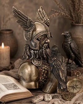 Odin Skulptur til Hjemmet. Odin Buste der styrer din stue!