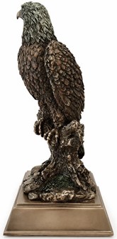 Majestætisk Ørnefigur i Bronze. Eksklusiv fuglefigur til skrivebord