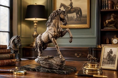 HESTESKULPTUR. En majestætisk og perfekte dekoration til dit hjem