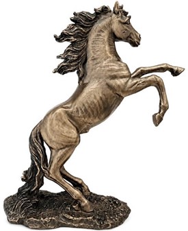 Bronze Heste Figur. Perfekt gave til til hesteejere og dyreelskere