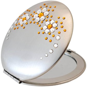 Elegant taskespejl med Swarovski krystaller – perfekt gave til hende