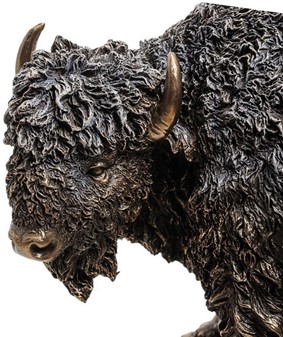 Unik Europæisk Bison Bronzefigur: Den perfekte gave til chefen