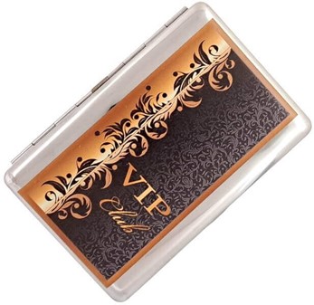 CIGARET ETUI METAL. Billige Cigaretetui til 20 stk Slim Cigaretter