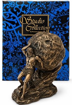 Sisyfos Bronze Figur. Et Symbol på Vedholdenhed og Dekorativ Elegance