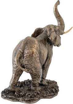 Lille Elefant Figur. Bronze Dekoration – Perfekt Gave til Hjemmet