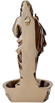 Enestående Jesus-figur med døbefont. Skønhed og hengivenhed på én gang