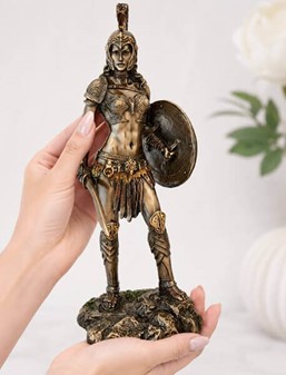 Amazone kriger figur. Et unikt kvindefigur, forslag til stueindretning