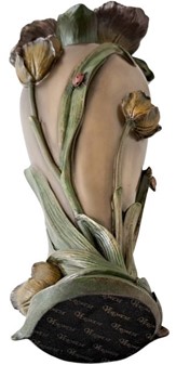 Tulipan vase til tørrede blomster. Kunst og natur i ét tidløst design