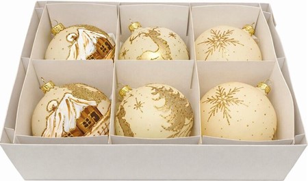 Glas julekugler til en magisk jul. Et strejf af elegance til din jul
