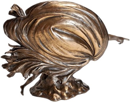 KLASSISK SKULPTUR. Unik Veronese bronzefigur af Skabelsen af Adam