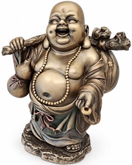 Smilende Buddha figur: Din Daglig Dosis af Lykke og Held