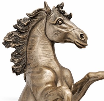 Bronze Heste Figur. Perfekt gave til til hesteejere og dyreelskere