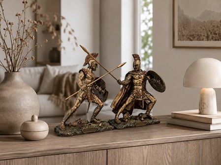 HEKTOR. Figur af modigste trojanske helten, billigt pynt til hjemmet