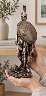 Eksklusiv bronze statuette af Kong Leonidas – Helt til din hylde
