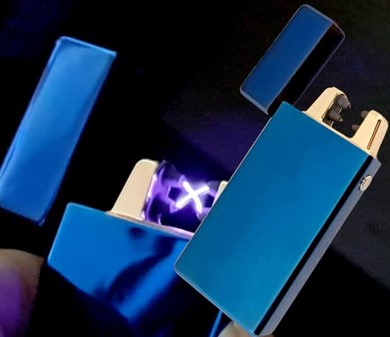 Luksuriøs Elektrisk Plasma Lighter. Futuristisk Flammefri Power