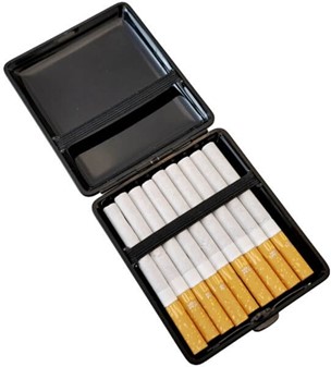 ONLINE GAVER. Krokodille læder cigaret etui til ham og til hende