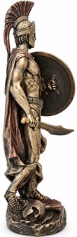 Eksklusiv bronze statuette af Kong Leonidas – Helt til din hylde