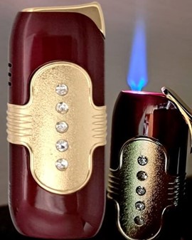 Luksuriøs gas lighter til kvinder. Eksklusiv gave med Swarovski
