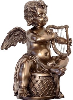 SMUK ENGEL. Smuk og billig bronze figur. Julegaveideer til hende