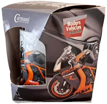 KRUS MED MOTIV. Smuk porcelæn krus med KTM motorcykel billede
