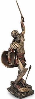 Spartacus bronze figur. Gør din hylde episk (uden at kæmpe selv)