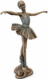 BALLETDANSER FIGUR. Enestående ballerina figur til en gave