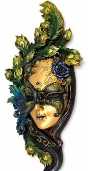 VENETIANSK MASKE. Smuk og billig pynt til hjemmet og vægdekoration
