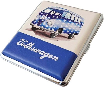 VW Cigaretetui til 20 stk. Ikonisk Bus og Beetle Design