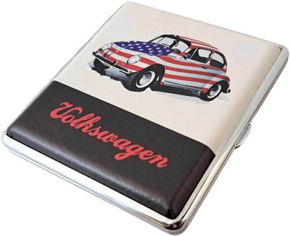 VW Cigaretetui til 20 stk. Ikonisk Bus og Beetle Design