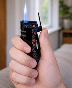 Turbolighter til cigarer. Eksklusiv stormlighter med jetflamme