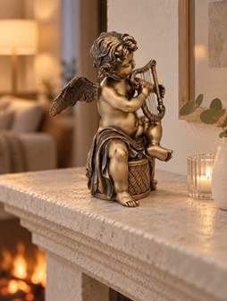 SMUK ENGEL. Smuk og billig bronze figur. Julegaveideer til hende