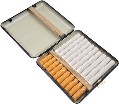 Cigaret etui - Ørnens Styrke – Elegant Metal Etui til 20 Cigaretter