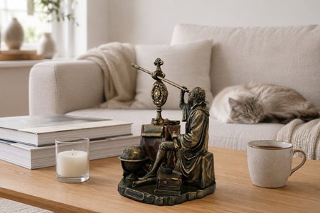 Galileo Galilei Figur. Forvandl dit hjem til et univers af opdagelser