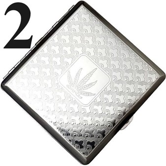 CIGARETETUI METAL. Billigt og stilfuldt tilbehør til rygeren