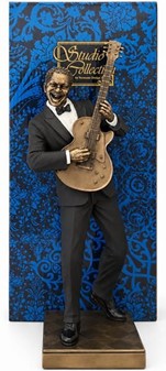 Jazzguitarist figur i bronze – Unik gave til ham der elsker musik