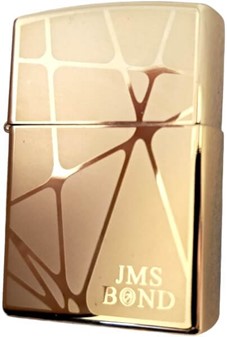 Gavesæt med modulær 2-i-1 lighter. Guld plasma Arc og benzin