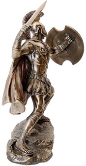 GRÆSK MYTOLOGISK FIGUR. Figur af Achilleus, helten fra trojanerkrigen