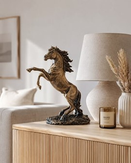 Bronze Heste Figur. Perfekt gave til til hesteejere og dyreelskere